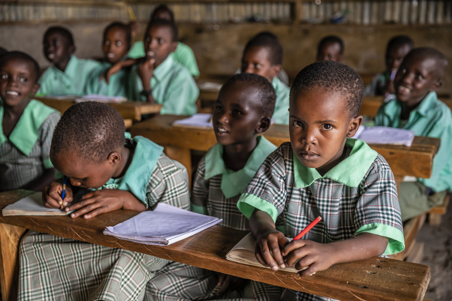 pupils in a classroom